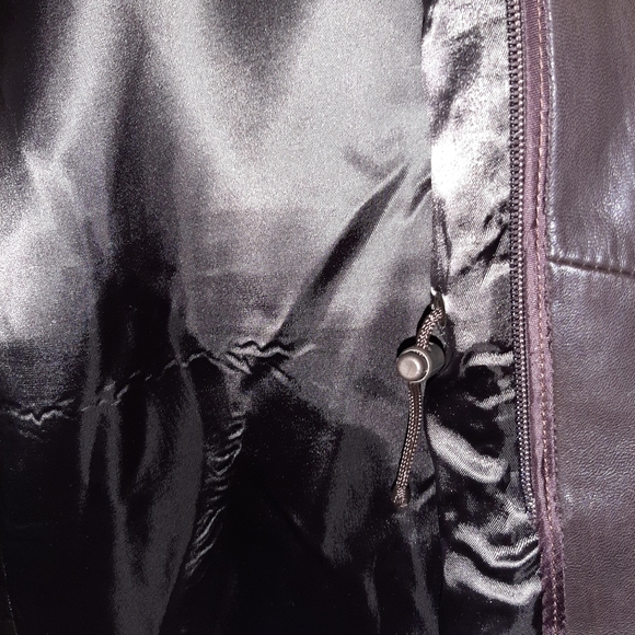 Creations De Cuir Andre Leather Driving Jacket w/Shearling Collar - Picture 8 of 9